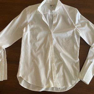 J Crew Thomas Mason Women's size 4 white shirt